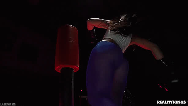 Kelsi Monroe Latina Tights Workout Yoga Pants clip