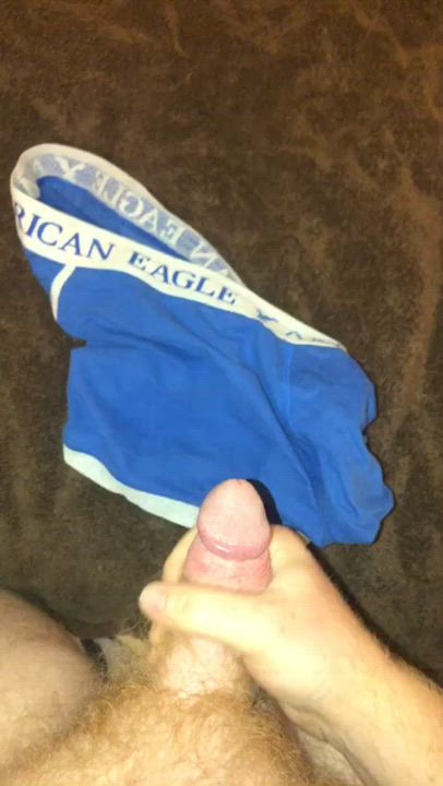 Balls Cum Underwear clip