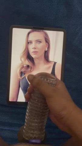 Scarlett Johansson cum tribute 💦💦💦. I am back and ready to trib more.