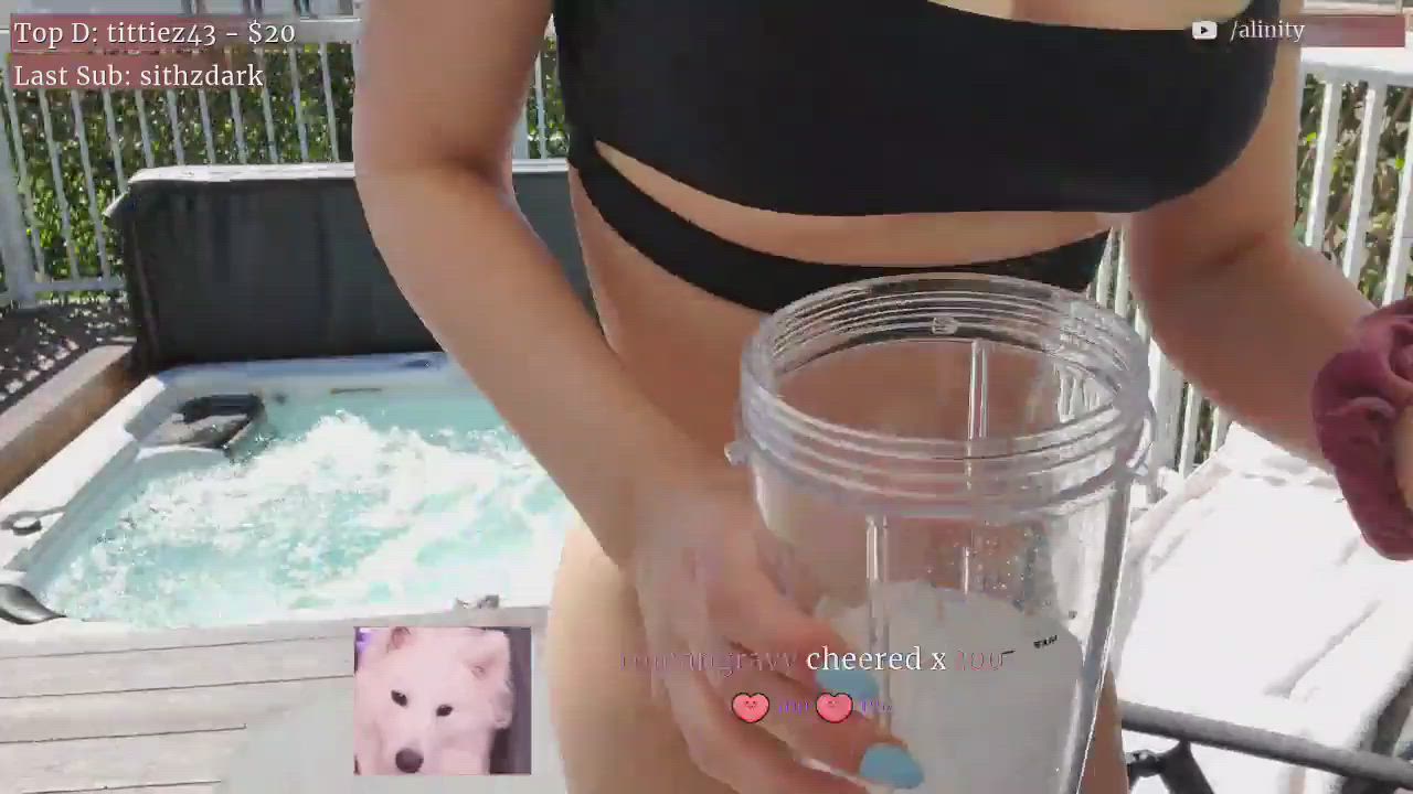 Accidental Bikini Pool Pussy clip