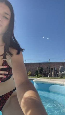 big tits bikini latina pool swimming pool swimsuit teen tight tiktok clip