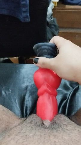 my first knotted dildo :)