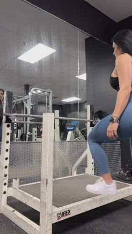 fitness muscular girl muscular milf clip