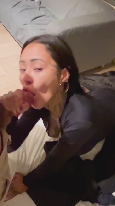 asian blowjob brunette latina clip