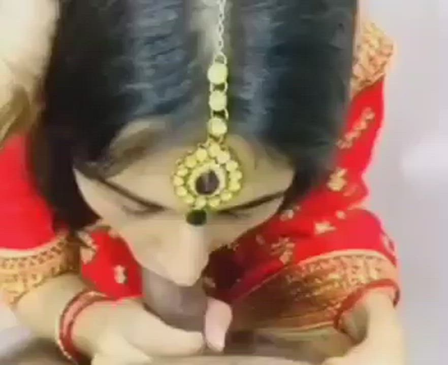 ?MOST VIEW VIDEO ❤️ Checkout Newly Married Desi Wife giving BJ &amp; getting