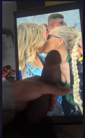 big dick blonde british lesbian masturbating tribute clip