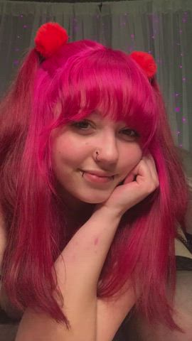 Feelin cute with pink hair