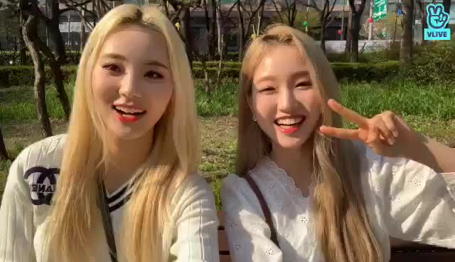 V LIVE - [이달의 소녀] 엉망징창사생대회 1등 꽃놀이 22