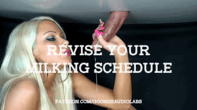 Revise your milking schedule.