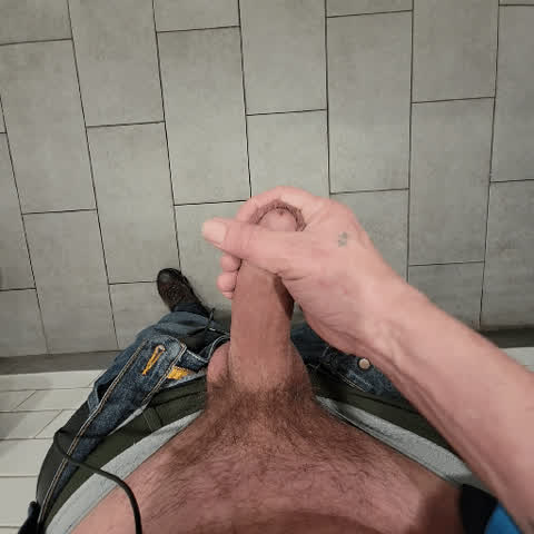 big dick masturbating uncut work clip