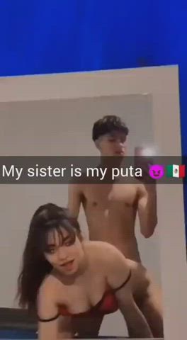 brother caption mexican sister taboo clip