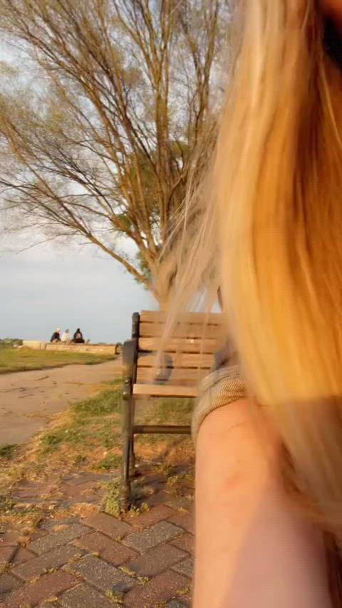 in the park at sunset, couldn’t help myself