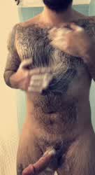 Nude Shower Tattoo clip