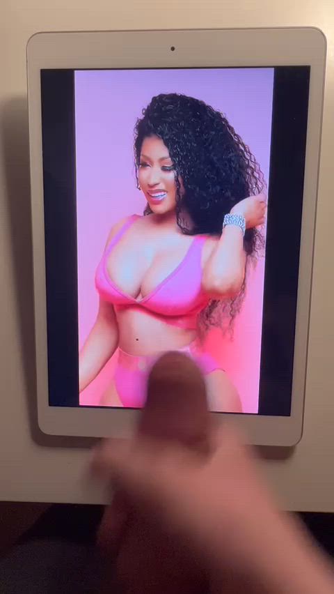 celebrity cumshot masturbating nicki minaj clip