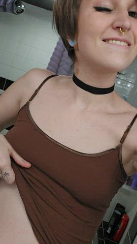 amateur boobs brunette milf natural tits onlyfans tits clip
