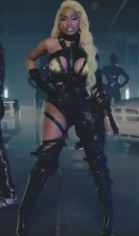 Big Ass Big Tits Celebrity Ebony Latex Leather Nicki Minaj clip