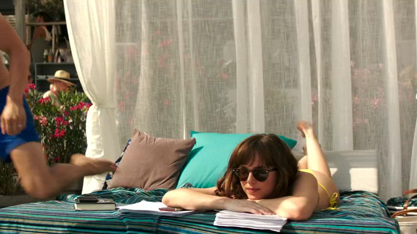 bikini celebrity dakota johnson clip