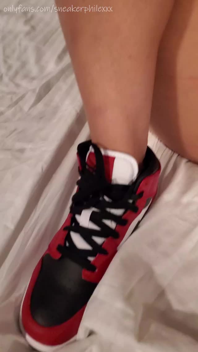 Red Jordans Mess