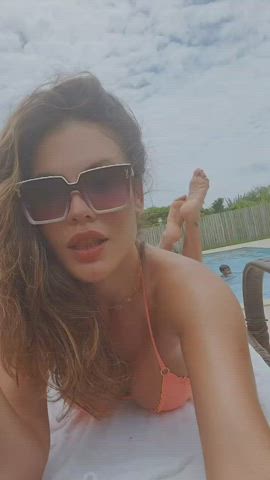 ass bikini brazilian celebrity cleavage clip