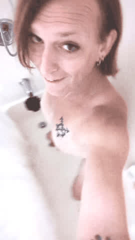 milf shower trans woman clip
