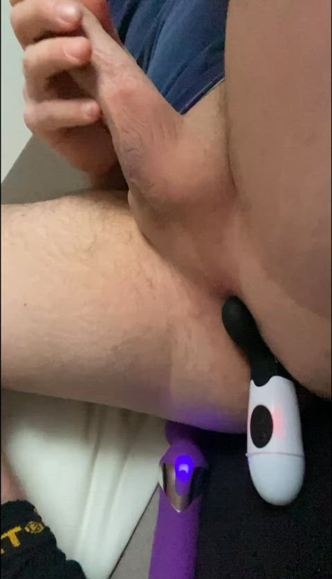 amateur anal ass big dick dildo jerk off male masturbation masturbating sex toy clip