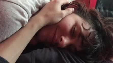 Snuggling a cock and inhaling his scent ♡