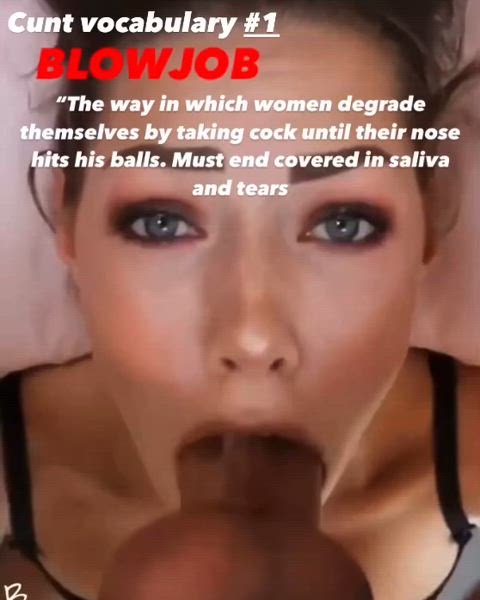 blowjob caption degrading clip