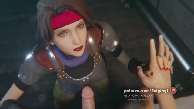 Jessie Rasberry Blowjob Facial (Extended, Red Lipstick) (Bulging Senpai) [Final Fantasy