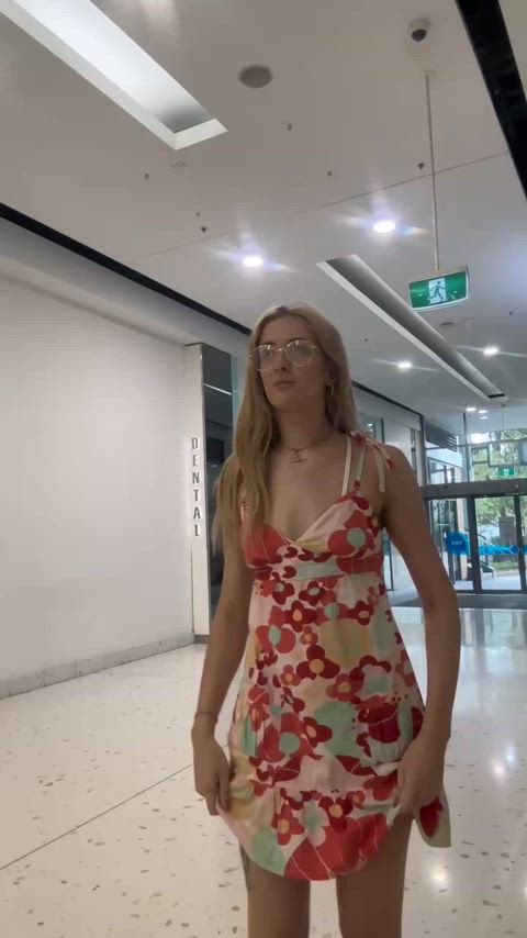 Showing off my my rope outfit at the shops