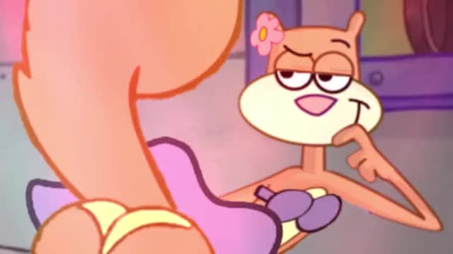 sandy cheeks's sexy big fat ass.