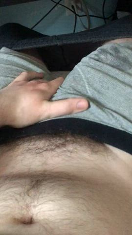 bwc big dick bulge cock precum underwear clip