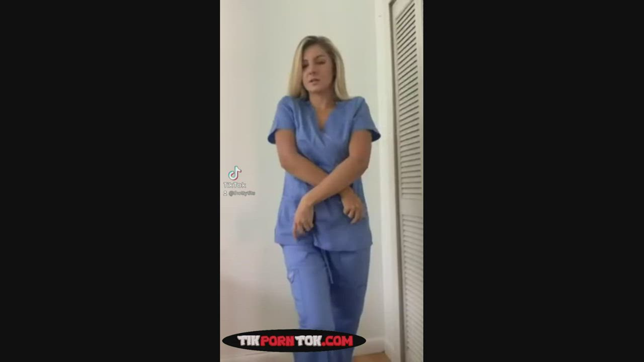 Russian nurse is naughty at work
