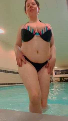 Showing off at the pool ;)