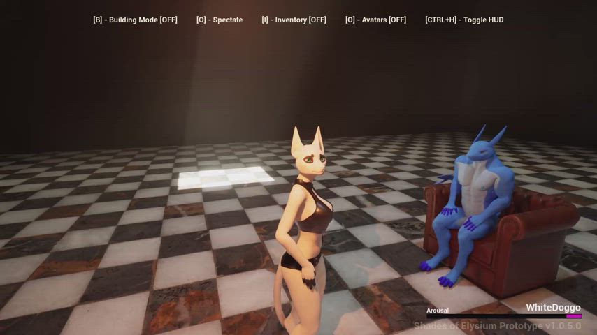 3d furry spitroast clip