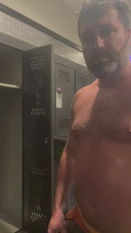 exhibitionist exposed fetish gym jock locker room nude public workout clip
