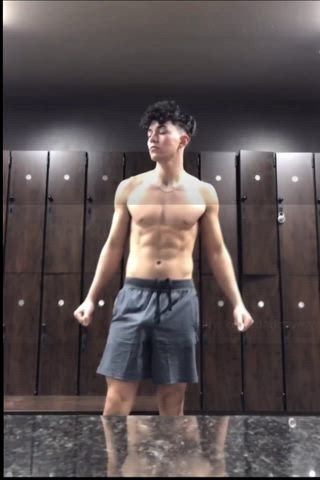 Big Dick Dancing Gym Locker Room Nude clip