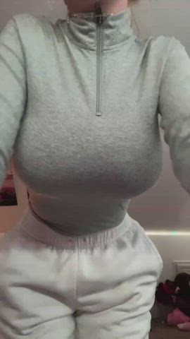 Blonde Huge Tits TikTok clip