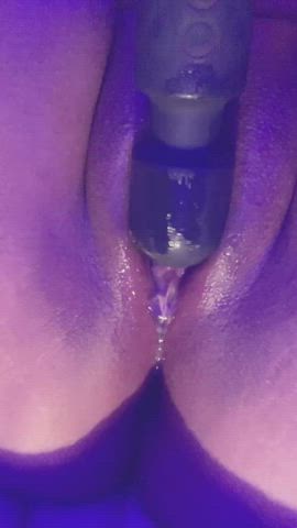 bbw cum ebony masturbating pussy pussy lips vibrator wet pussy wet and messy clip