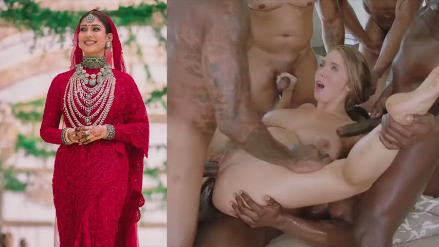 BBC Bollywood Bride Celebrity Desi Gangbang Indian Wedding clip