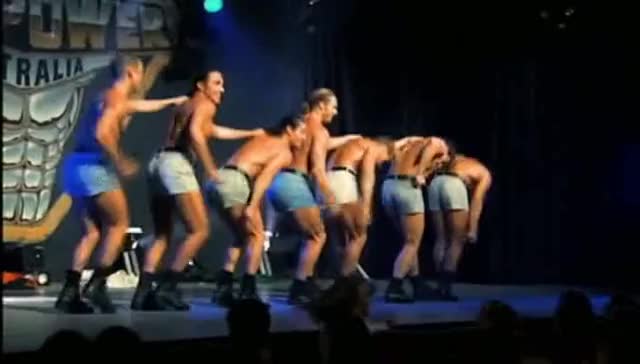 Manpower Australia male strippers tv blunder