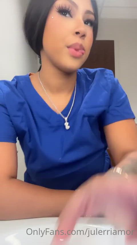 boobs latina nurse tits clip