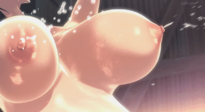 3d boobs hentai huge tits japanese lactating milf nipples squirting clip