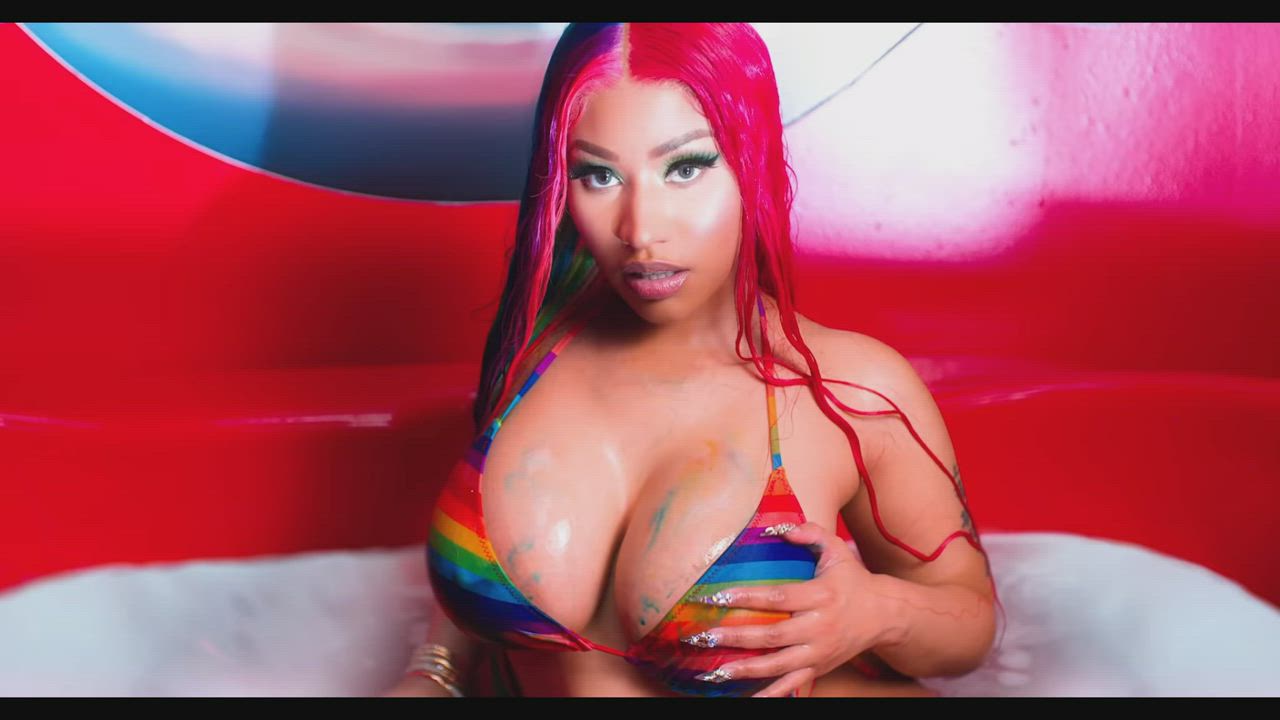 Ass Big Tits Bouncing Tits Busty Celebrity Ebony Nicki Minaj clip