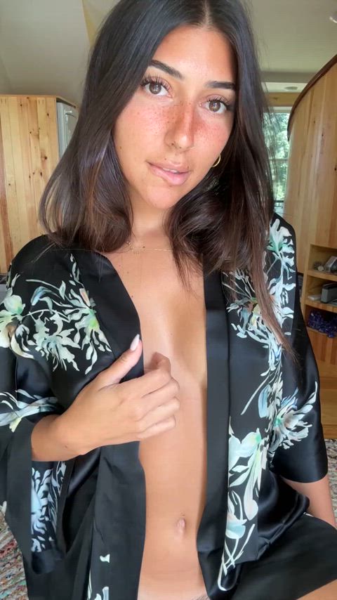 Love showing off what’s under my kimono for you