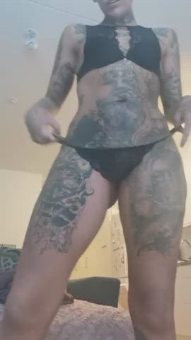 Amateur Clit Rubbing Homemade Lingerie Pussy Pussy Lips Pussy Spread Tattoo Tight