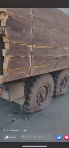Russian Troops Abandon Dead Comrade with Wooden Logistics Truck