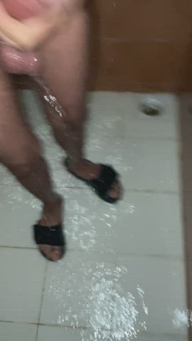 Jut my Virgin paki cock waiting to get caught in the communal showers