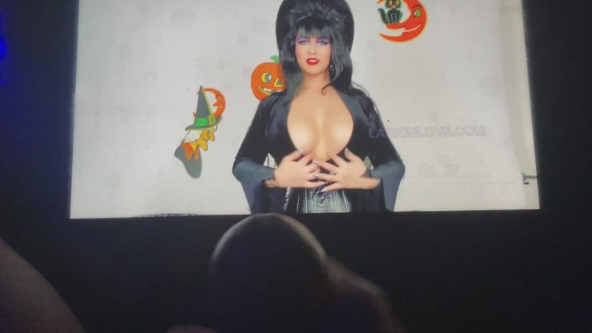 Cum tribute to LL as Elvira