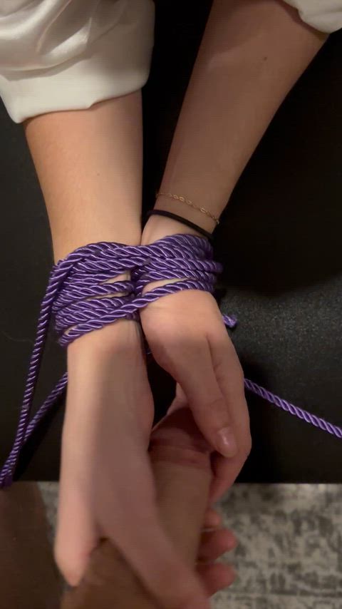 bondage jerk off rope play ropes submission submissive tied forced-orgasms real-bdsm