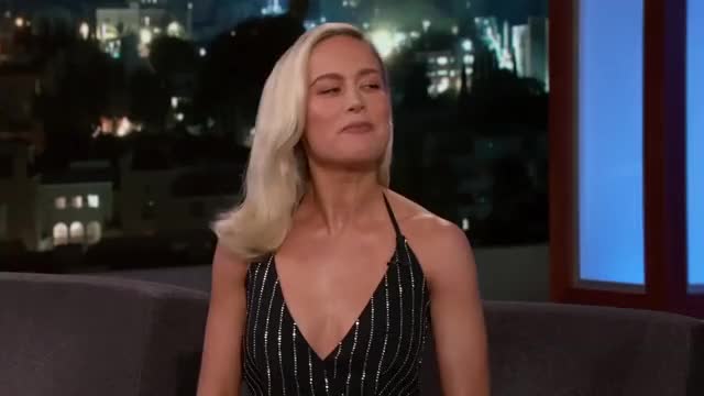 Brie Larson - Jimmy Kimmel Live (March 4, 2019)